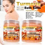 Organic Turmeric Scrub Manufacturer - 350g Foaming Bath Salt & Body Exfoliator