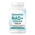 Liposomal NAD+ Resveratrol Capsules Manufacturer - 60 Count with ALA & Glutathione