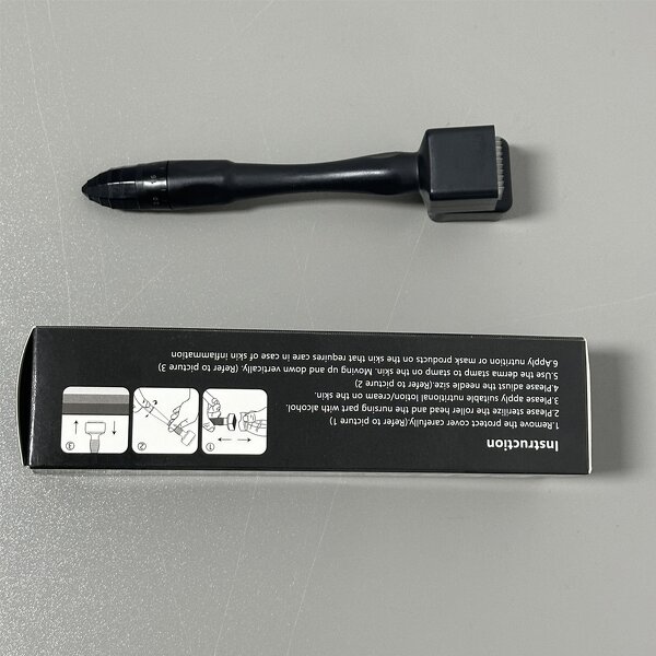 Microneedle Derma Stamp Manufacturer - Adjustable 140 Needle Plastic Handle for Hair Growth