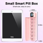 Smart Pill Organizer Manufacturer - 7-Day Alarm, Bluetooth APP for Elderly