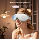 Foldable Smart Eye Massager Manufacturer - with Air Compression, Heat & Bluetooth Music