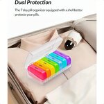 Pill Box Manufacturer - Customizable Size & Color, 7-Day Folding Eco-Friendly Organizer