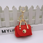 Cross Body Mini Bag Keychain Pendant - Creative Coin Purse with Leather Feel