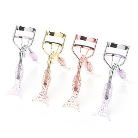 Eyelash Curler Manufacturer - Colorful Fishtail Shape with Comb