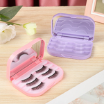 False Eyelashes Storage Box Manufacturer - 3 Layer Portable Organizer with Mirror