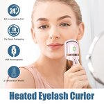 Electric Eyelash Curler Manufacturer - USB Rechargeable & Heated with Silicone Pad