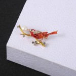 珍珠胸针厂家-可定制蜻蜓蝴蝶丝巾扣饰品