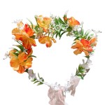 花朵发带厂家-可定制仿真花环派对饰品