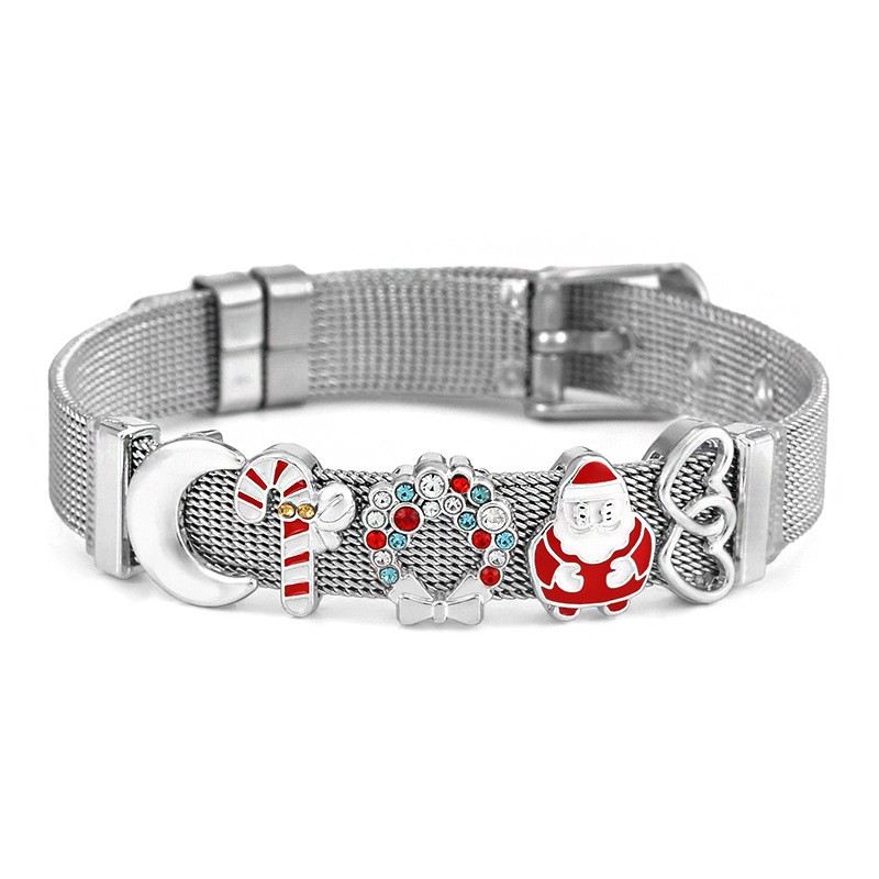 Stainless Steel Bangle Manufacturer - OEM New Year Christmas Gift Bracelet