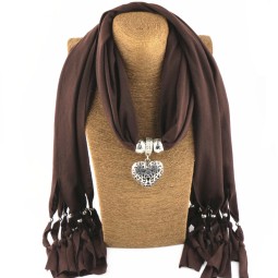 Scarf Factory - OEM 15 Colors Tassel Love Hollow Out Two-sided Shawl
