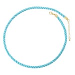 Silk Necklace Manufacturer - OEM 5mm Twisted Rope Chains Braided Cord