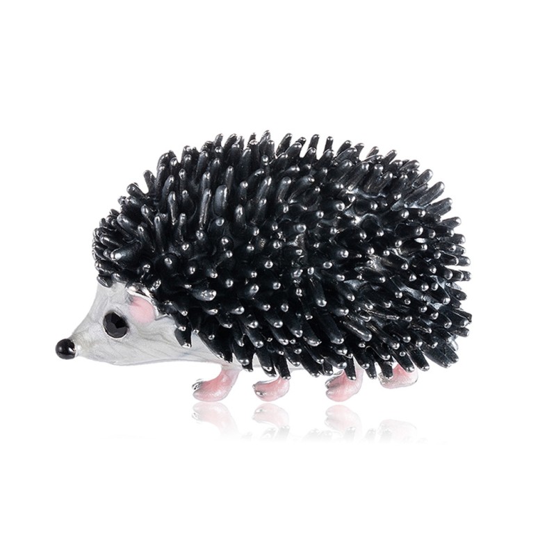 Hedgehog Brooch Factory - OEM Cartoon Dripping Oil Animal Pin