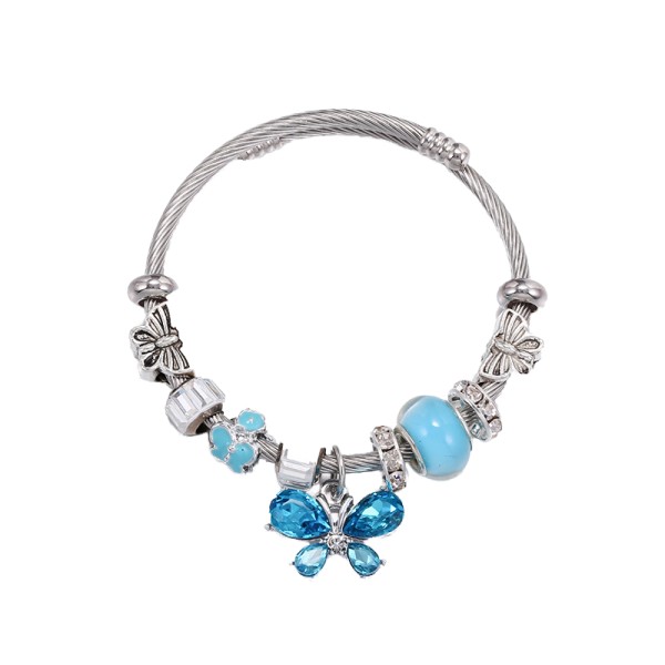 Stainless Steel Bracelet Manufacturer - OEM Custom Women's Adjustable Beaded Charm