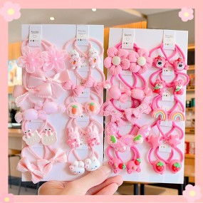 Hair Ties Factory - OEM 20pcs Soft Children's Elastic Hair Bands