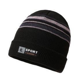 Winter Hat Manufacturer - OEM 5 Colors Thickened Fleece-lined Woolen Cap