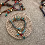 Tibetan Bracelet Manufacturer - OEM Ethnic Vintage Bronze Bell Wax Rope