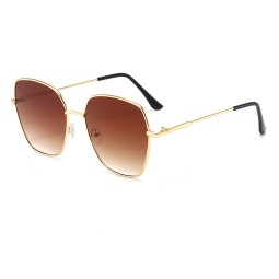 Metal Sunglasses Factory - OEM 6 Colors Frame Gradient Women Glasses