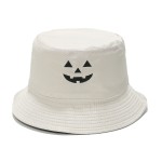 Bucket Hat Factory - OEM Hip Hop Pumpkin Ghost Embroidery Two-sided