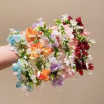 花朵发带厂家-可定制仿真花环派对饰品