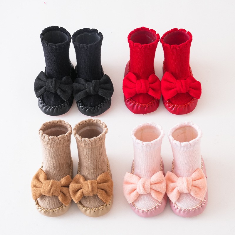 Baby Socks Manufacturer - OEM Spring Autumn Anti-slip Toddler Shoes Slipper