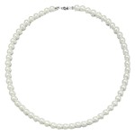 Pearl Necklace Manufacturer - OEM Men's Single Layer Beaded Stainless Steel