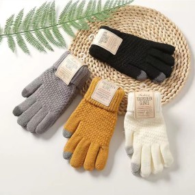 Winter Gloves Manufacturer - OEM Men Women Fashion Touch Screen Jacquard