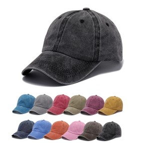 Baseball Cap Manufacturer - OEM Washed Embroidery European Soft Cap