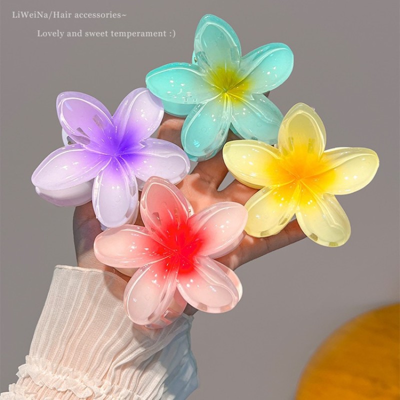 Flower Hair Clip Manufacturer - OEM Shark Clip Summer Hair Pin for Women