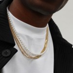 Pearl Necklace Manufacturer - OEM Men's Single Layer Beaded Stainless Steel