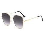 Metal Sunglasses Factory - OEM 6 Colors Frame Gradient Women Glasses