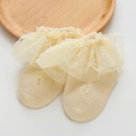 公主袜工厂-可定制0-12岁女孩蕾丝婴儿袜
