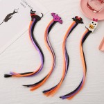 Halloween Hairpin Manufacturer - OEM Children Braid Wig Black Cosplay Decoration