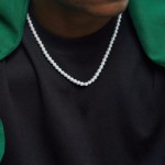 Pearl Necklace Manufacturer - OEM Men's Single Layer Beaded Stainless Steel