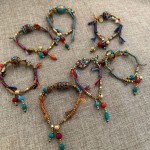 Tibetan Bracelet Manufacturer - OEM Ethnic Vintage Bronze Bell Wax Rope