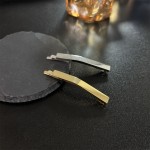 发夹厂家-可定制简约金银金属合金发饰