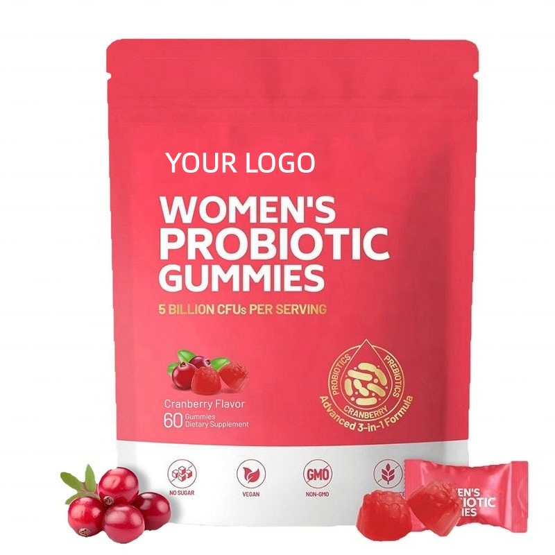 Women's Probiotics Gummies Manufacturer - Hot Selling Cranberry 60 Capsules