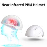 Transcranial Magnetic Stimulation TMS Brain Helmet - Infrared Photobiomodulation for Dementia