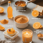 Orange Powder Manufacturer - Organic High Vitamins Factory Supplied for Beverage Supplementation