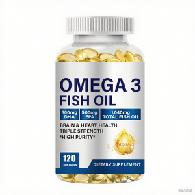 Omega-3 Fish Oil Supplement Manufacturer - High Purity 120 Softgels with EPA DHA for Adults