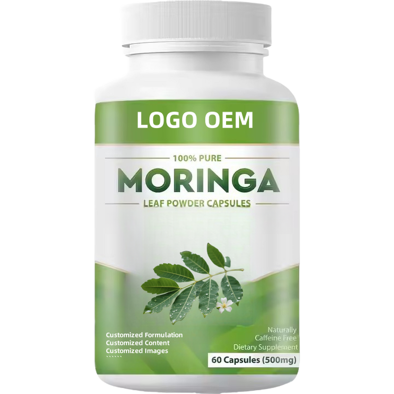 Moringa Bark Capsules Manufacturer - Factory Wholesale Private Label Food Grade 99% Rich Vitamin C