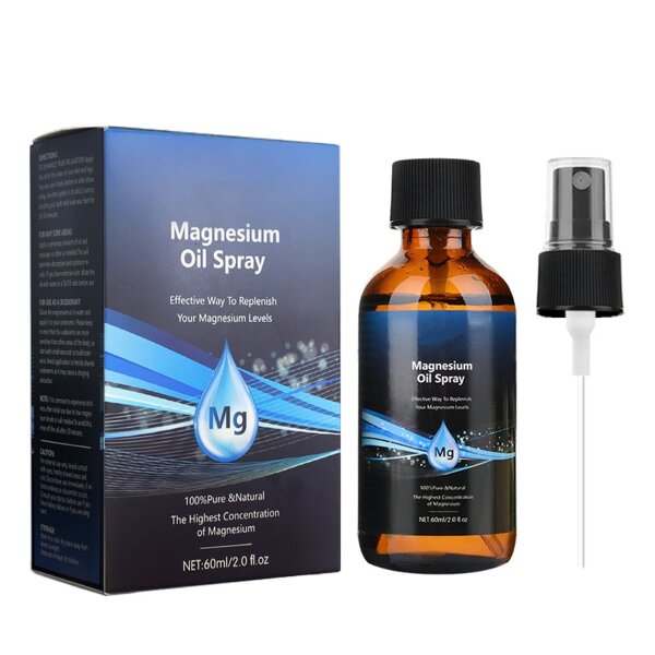 Magnesium Oil Spray Manufacturer - Natural 60ml for Replenishing Magnesium Levels