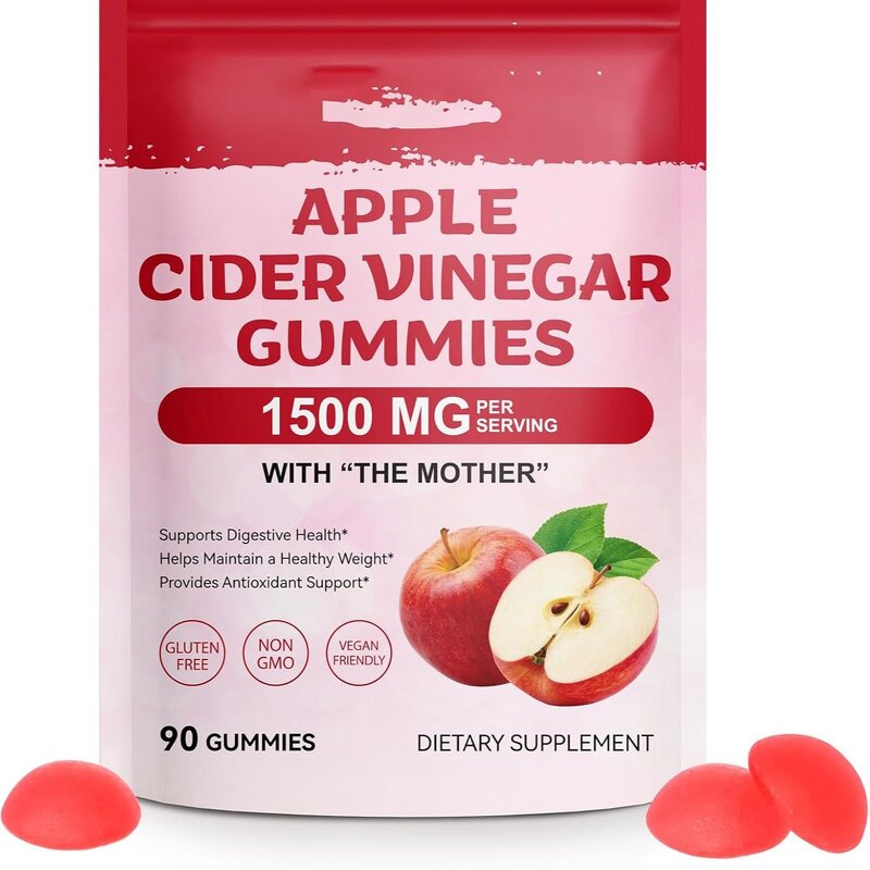 Apple Cider Vinegar Gummies Manufacturer - 90 Count 1500mg for Digestive Health