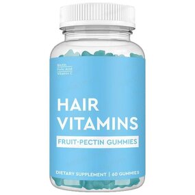 Hair Vitamins Gummies Manufacturer - 60 Gummies with Biotin, Folic Acid & Vitamin C