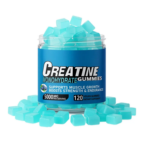 Creatine Monohydrate Gummies Manufacturer - 120 Veggie Gummies for Muscle & Strength