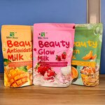 Beauty Glow Milk Drink Powder Manufacturer - 15g Sachets in Fruit Flavors for Skin Brightening