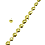 Upholstery Tack Factory - OEM 11mm Golden Domed Glossy Metal Stud Strips