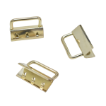 Tail Clip Factory - OEM 1.25 Inch Decorative Metal Gold Key Fob Hardware