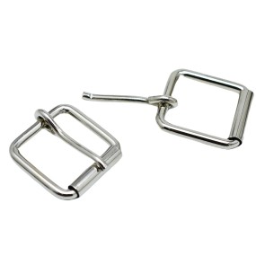 Roller Buckle Manufacturer - OEM 1 Inch Iron Roller Belt Buckle Nickel