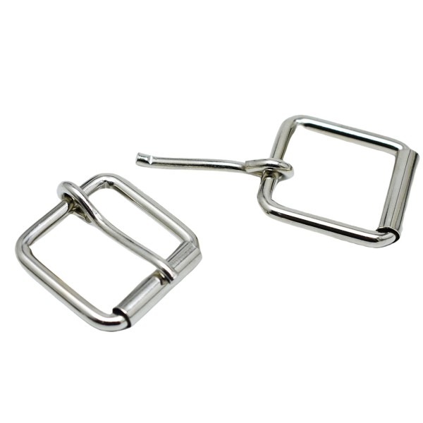 Roller Buckle Manufacturer - OEM 1 Inch Iron Roller Belt Buckle Nickel