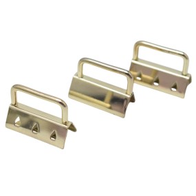 Tail Clip Factory - OEM 1.25 Inch Decorative Metal Gold Key Fob Hardware